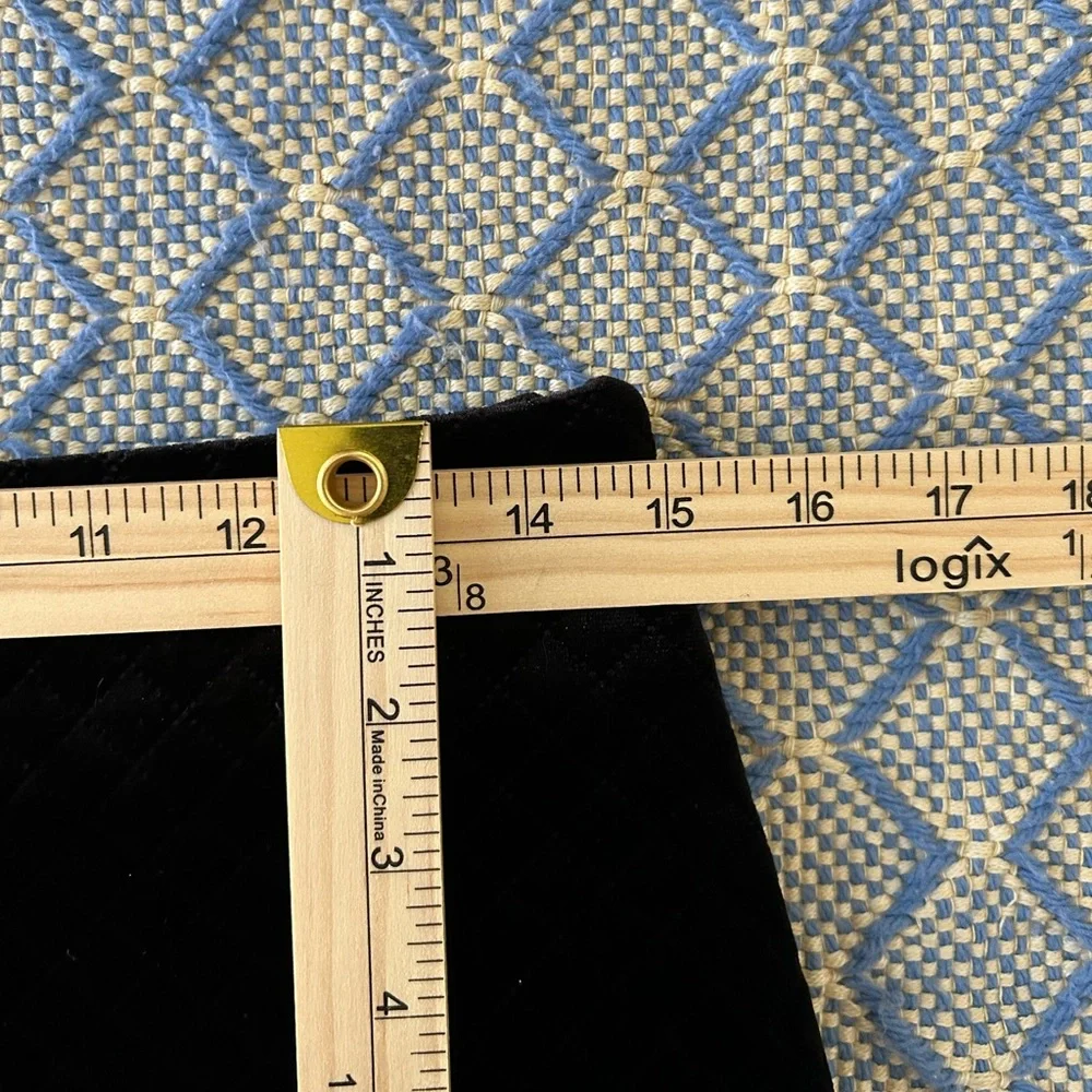 Paris Atelier Black Velvet Mini Skirt - Picture 5 of 6